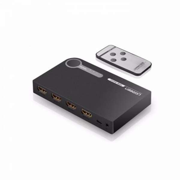 Digital UGREEN HDMI Switch 4K 3 Input X 1 Remote Control Output