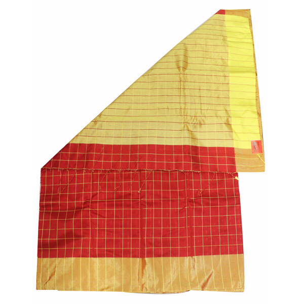 Grameen Check Silk Saree