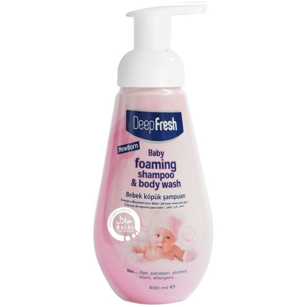 ORIGINAL DEEP FRESH S158- BABY HAIR & BODY SHAMPOO 400ML-PINK IMPORTED FROM TURKEY