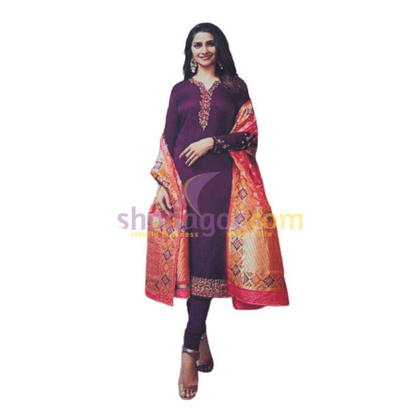 wholesale Modern Stylish Indian Copy 4 Piece with embroidery Work for Girls (Copy)