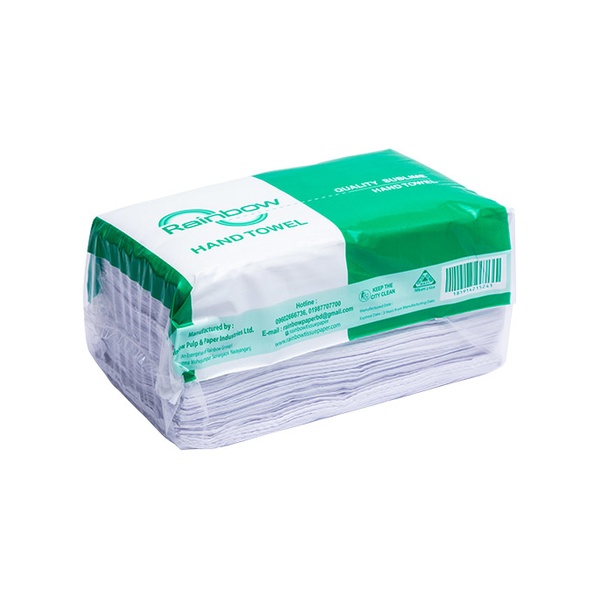 Rainbow Hand Towel Non-perfumed 250 Sheets