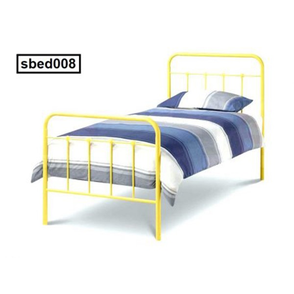 High-Quality Classic Design Single Steel Bed Model (008)