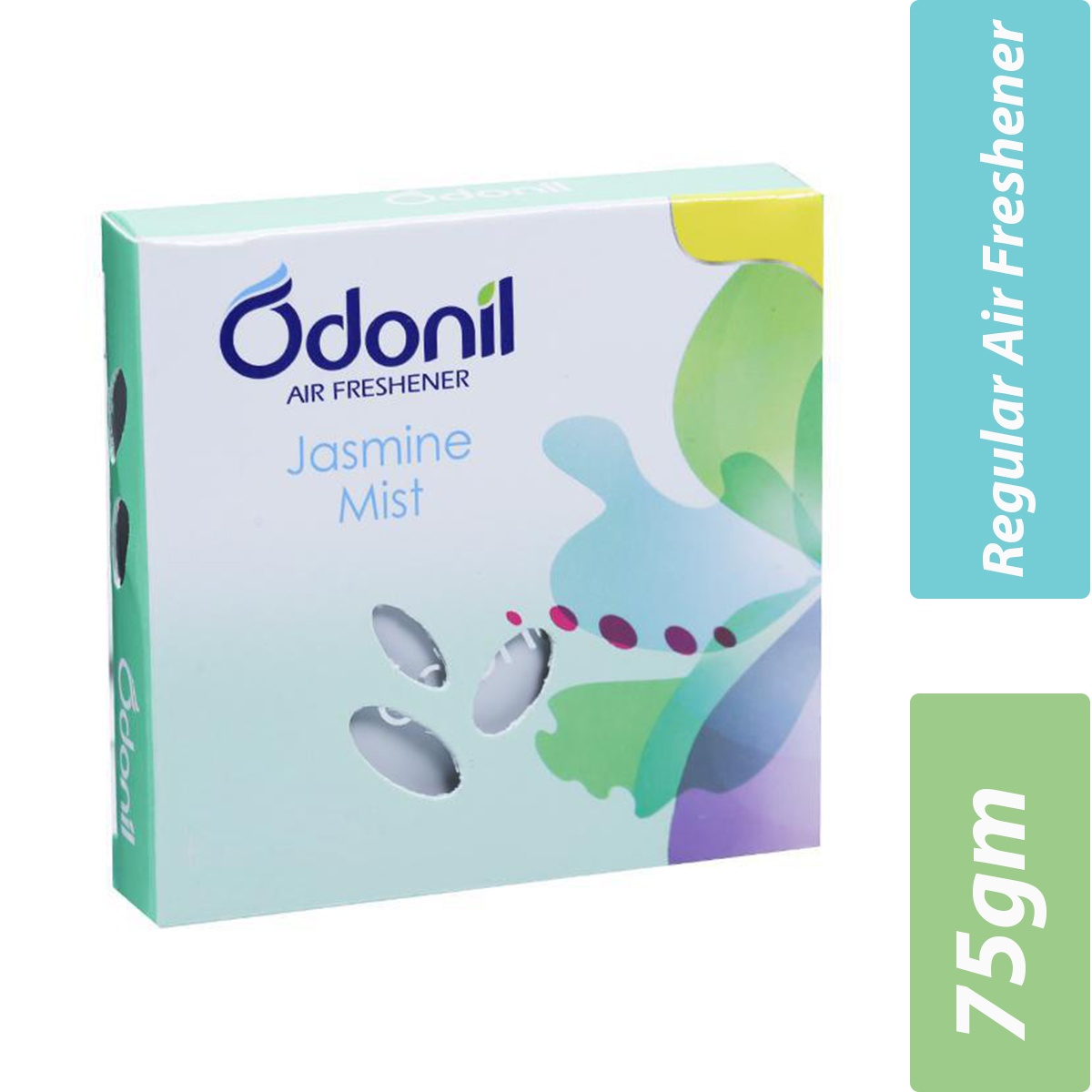 Dabur- Odonil Bathroom Air Freshener Regular - Jasmine Mist- Per Case 96 Pieces- 75g