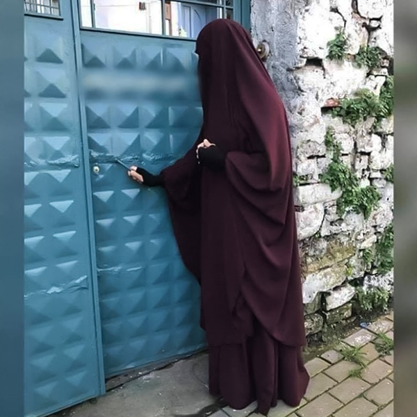 Wholesale High-quality khimar hijab adjusted niqab with scart full set