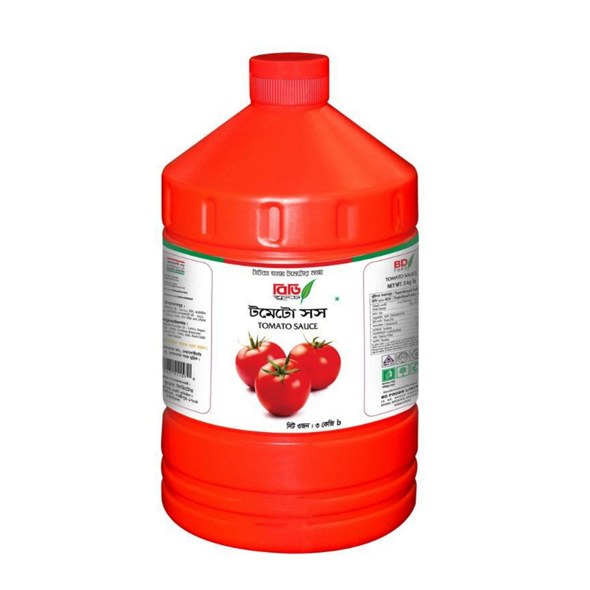 BD Tomato Sauce - 3000gm (Per Carton 4 Piece)