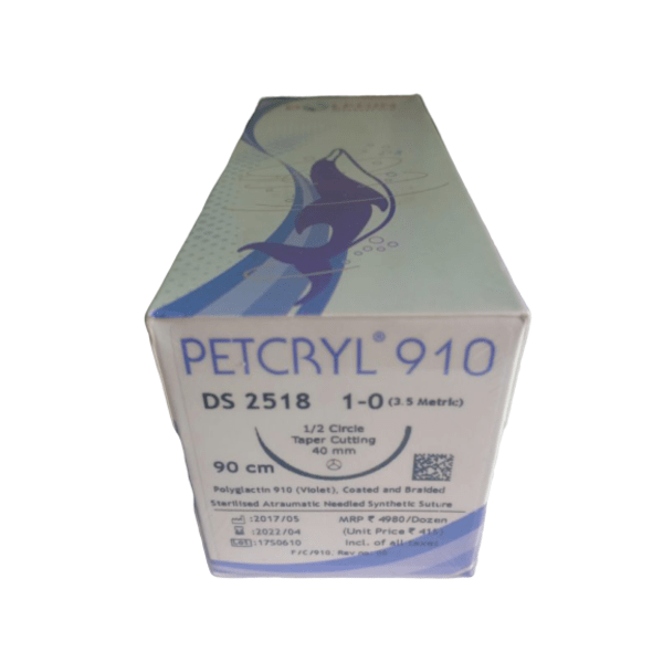 100% Original PETCRYL-910 Absorbable Syrgical Synthetic Suture U.S.P(DS-2518)
