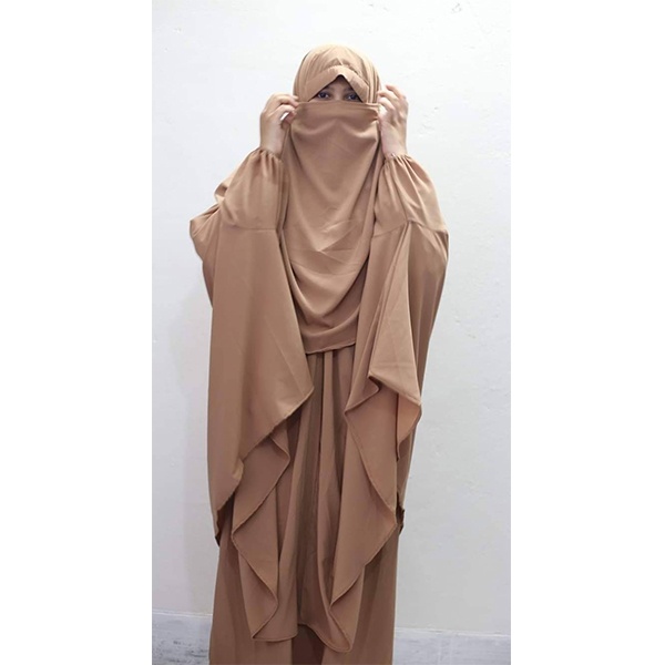 Wholesale High-quality khimar hijab adjusted niqab with scart full set