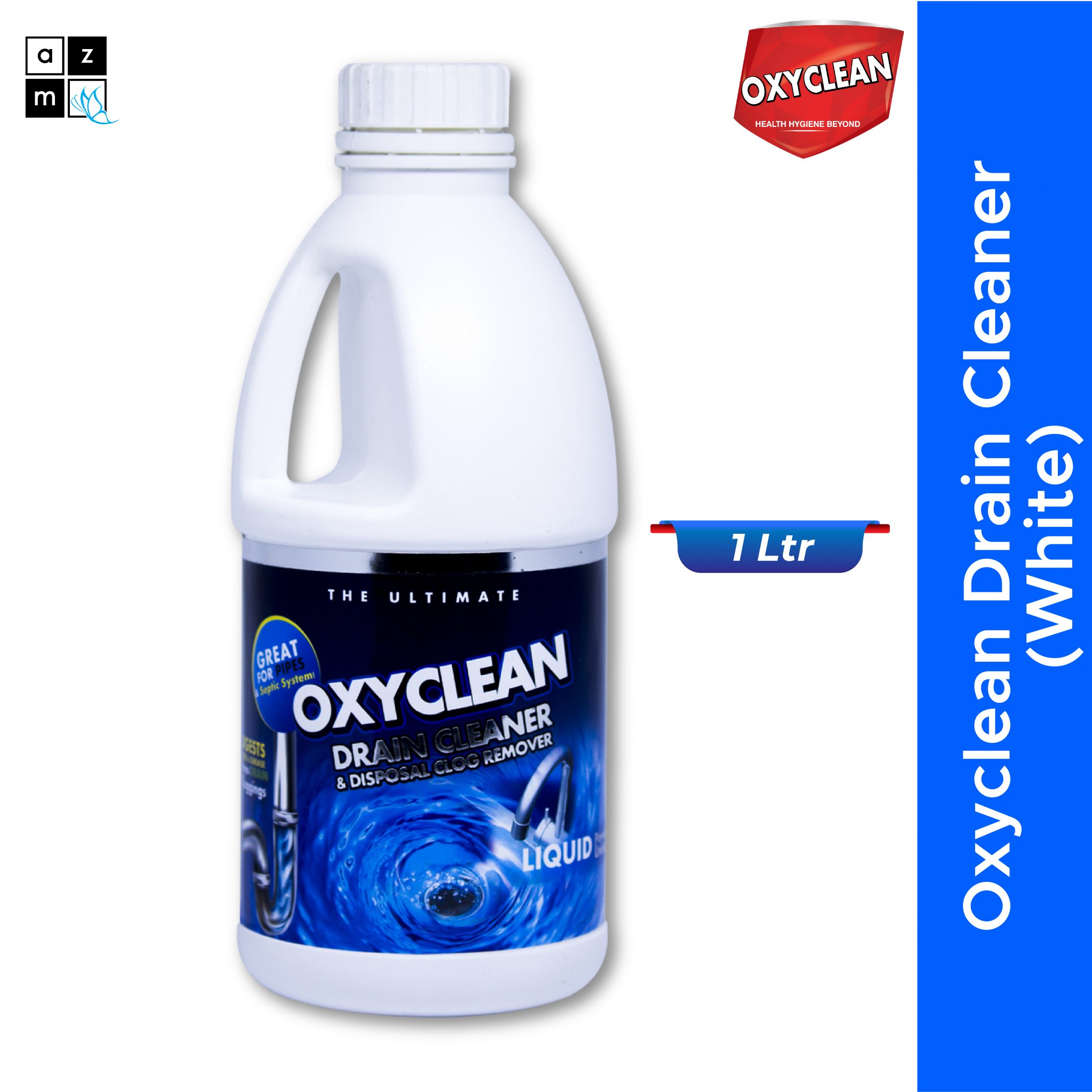 Oxyclean Drain Cleaner White - 1Ltr