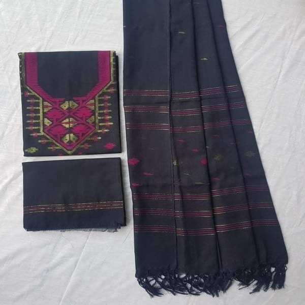 Jamdani Three Piece