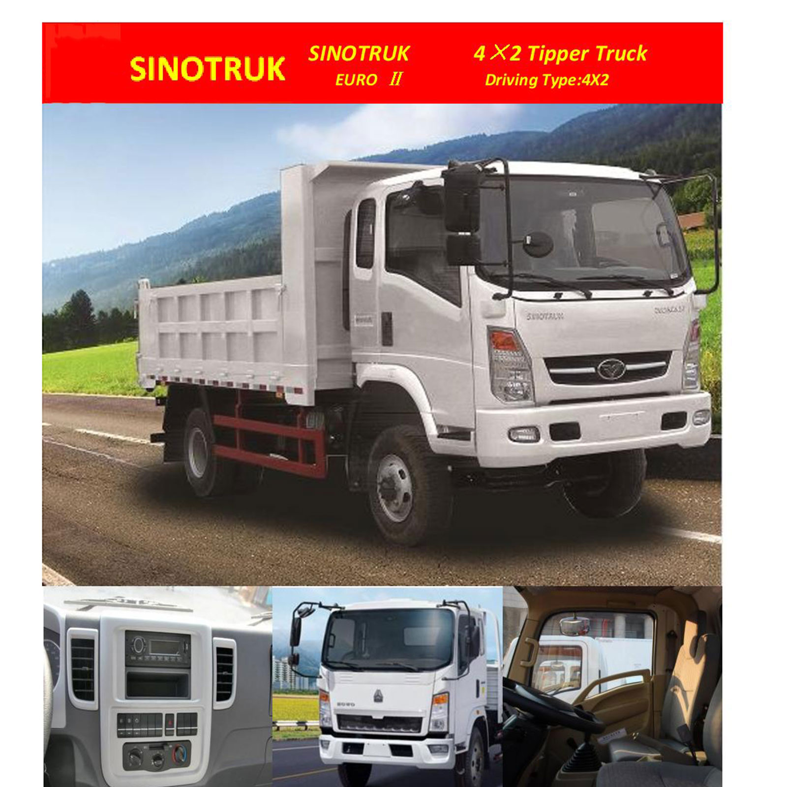 SINOTRUK 4×2 Tipper Truck